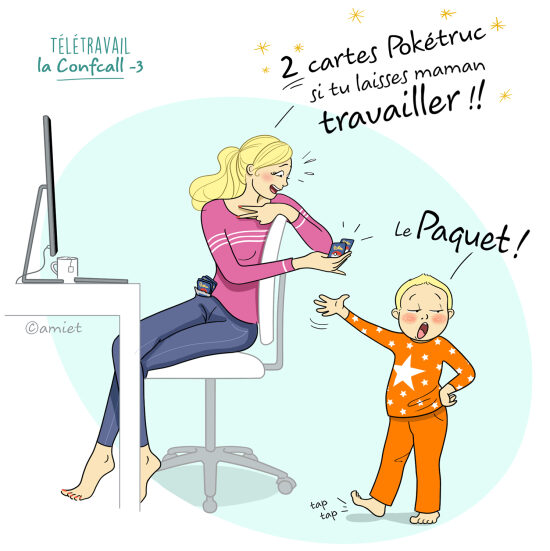 illustration -  Vie de maman - humour
